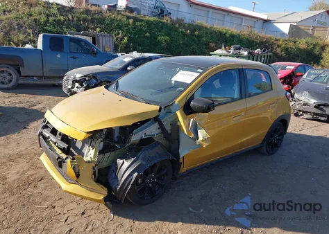 2023 Mitsubishi Mirage Black Edition/Ralliart/Se z USA, uszkodzony, nr VIN ML32AWHJ0PH001038